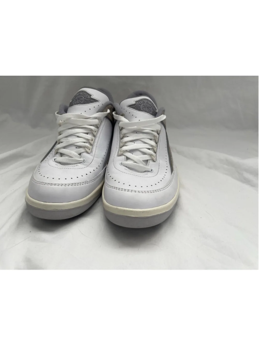 Nike Air Jordan 2 Low Python White Cement Grey-Sand DV9956-100 Men's - Sz 11